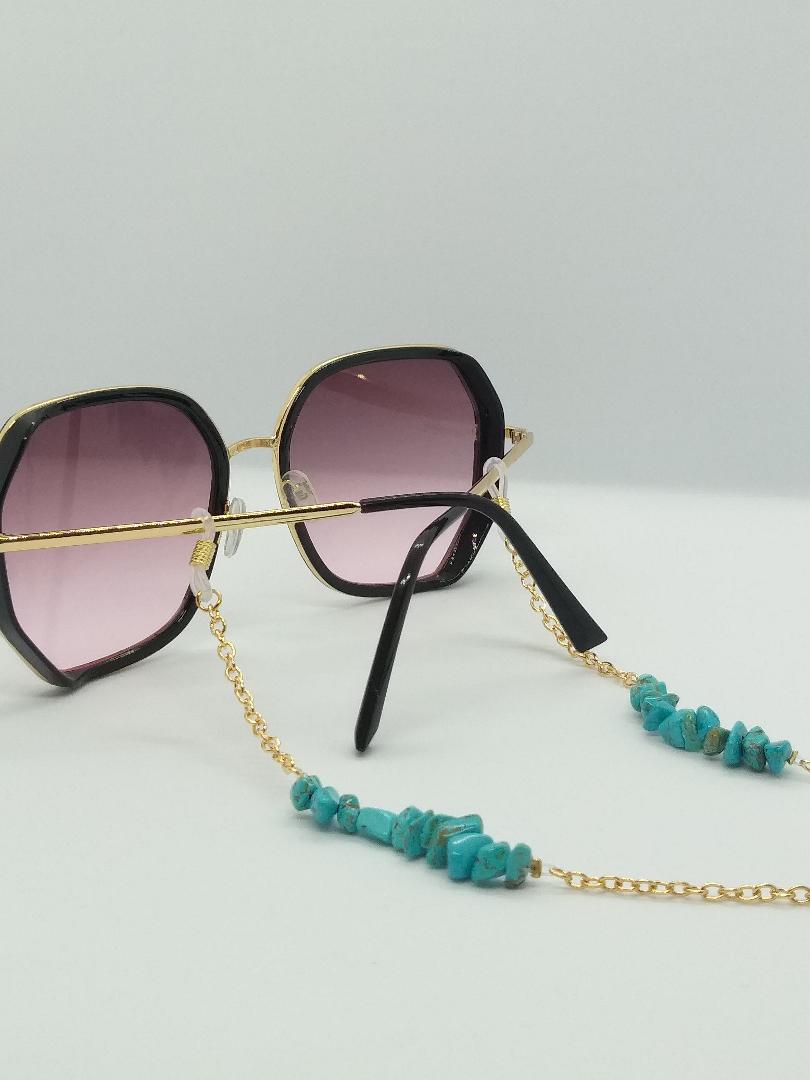 TRANQUILITY TURQUOISE SUNGLASSES CHAIN ✨💎
