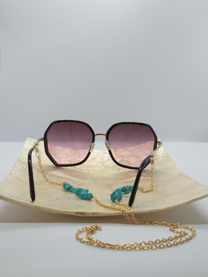 TRANQUILITY TURQUOISE SUNGLASSES CHAIN ✨💎